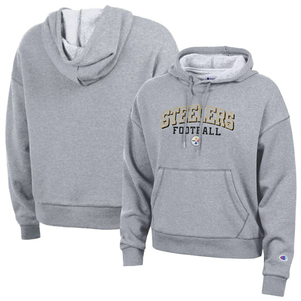 Pittsburgh Steelers Champion Women's Triumph Tri-Blend Hoodie - Gray Hoodies