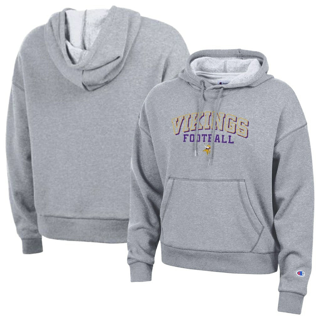 Minnesota Vikings Champion Women's Triumph Tri-Blend Hoodie - Gray Hoodies