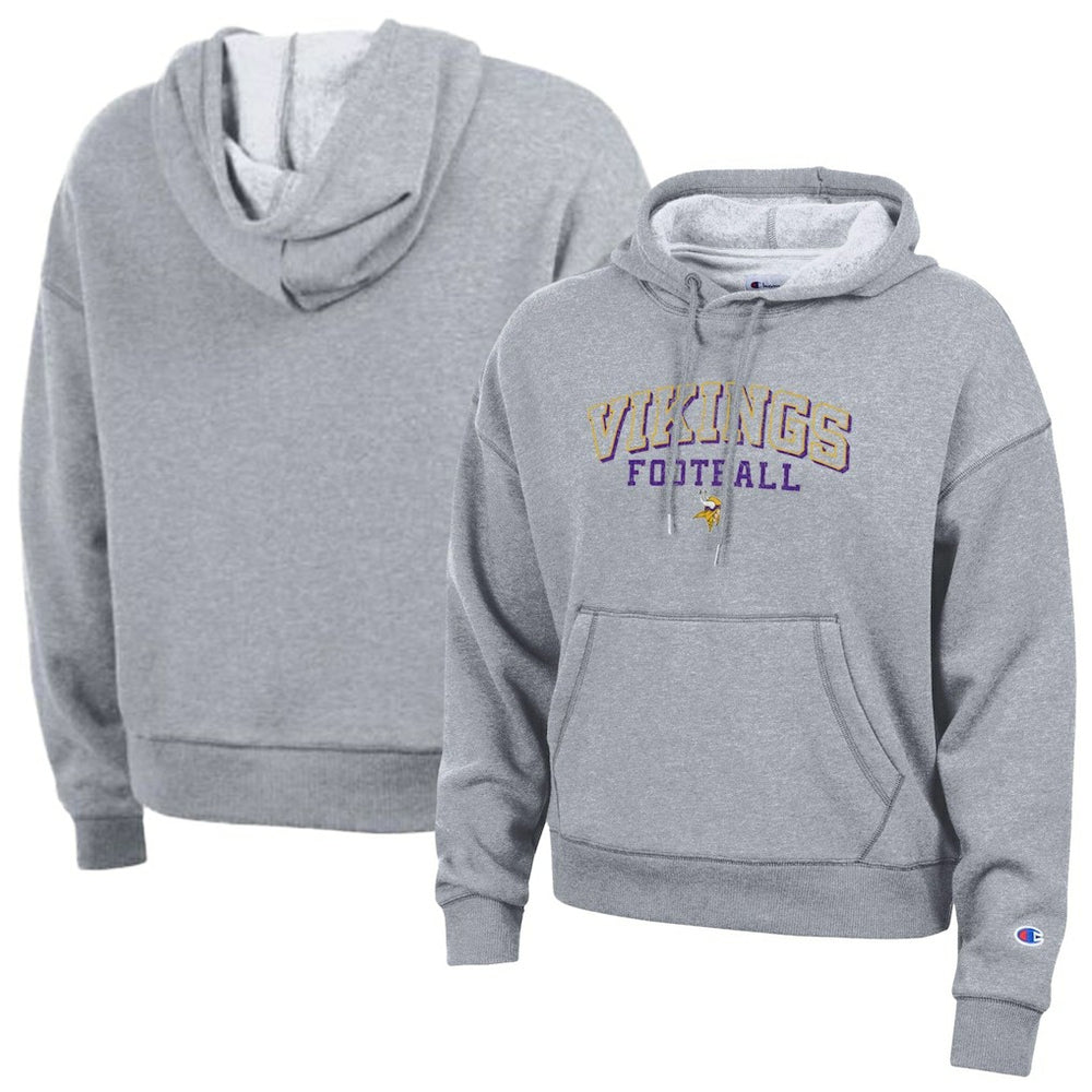 Minnesota Vikings Champion Women's Triumph Tri-Blend Hoodie - Gray Hoodies