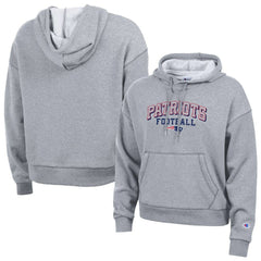 New England Patriots Champion Women's Triumph Tri-Blend Hoodie - Gray Hoodies