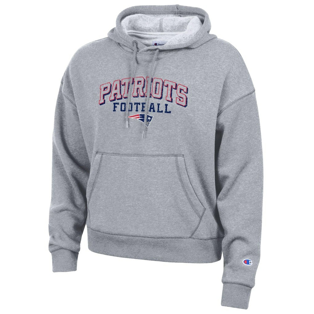 New England Patriots Champion Women's Triumph Tri-Blend Hoodie - Gray Hoodies