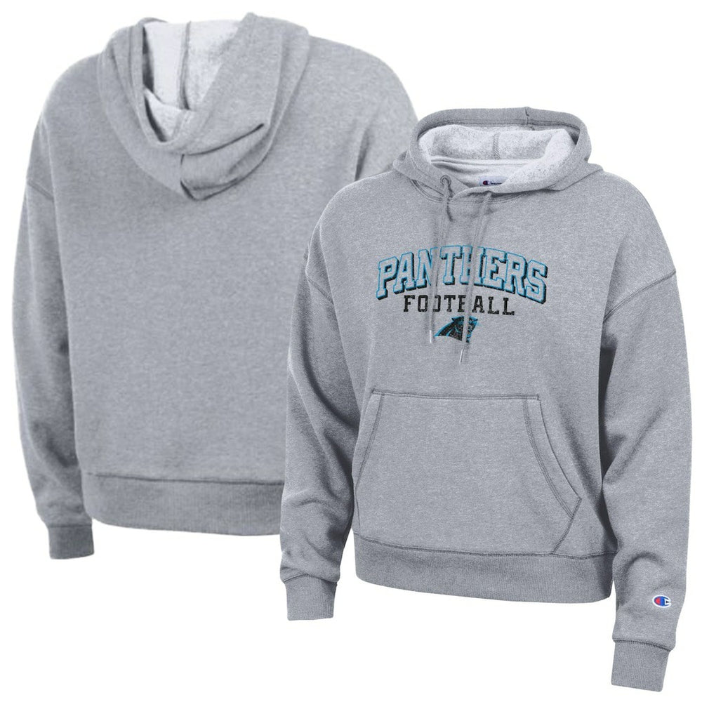 Carolina Panthers Champion Women's Triumph Tri-Blend Hoodie - Gray Hoodies