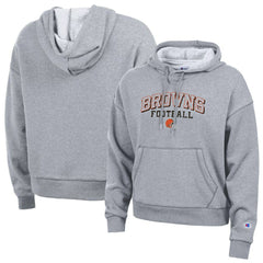 Cleveland Browns Champion Women's Triumph Tri-Blend Hoodie - Gray Hoodies