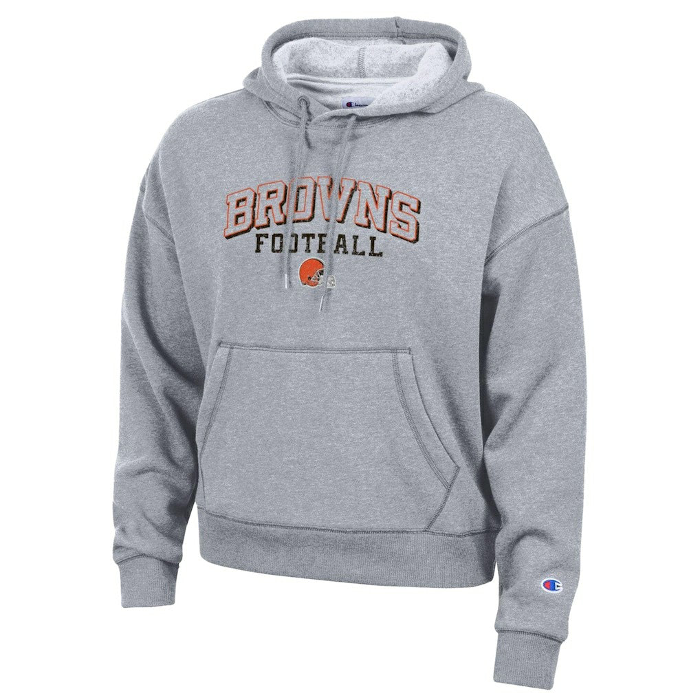Cleveland Browns Champion Women's Triumph Tri-Blend Hoodie - Gray Hoodies