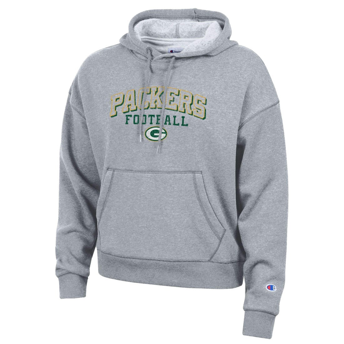 Green Bay Packers Champion Women's Triumph Tri-Blend Hoodie - Gray Hoodies