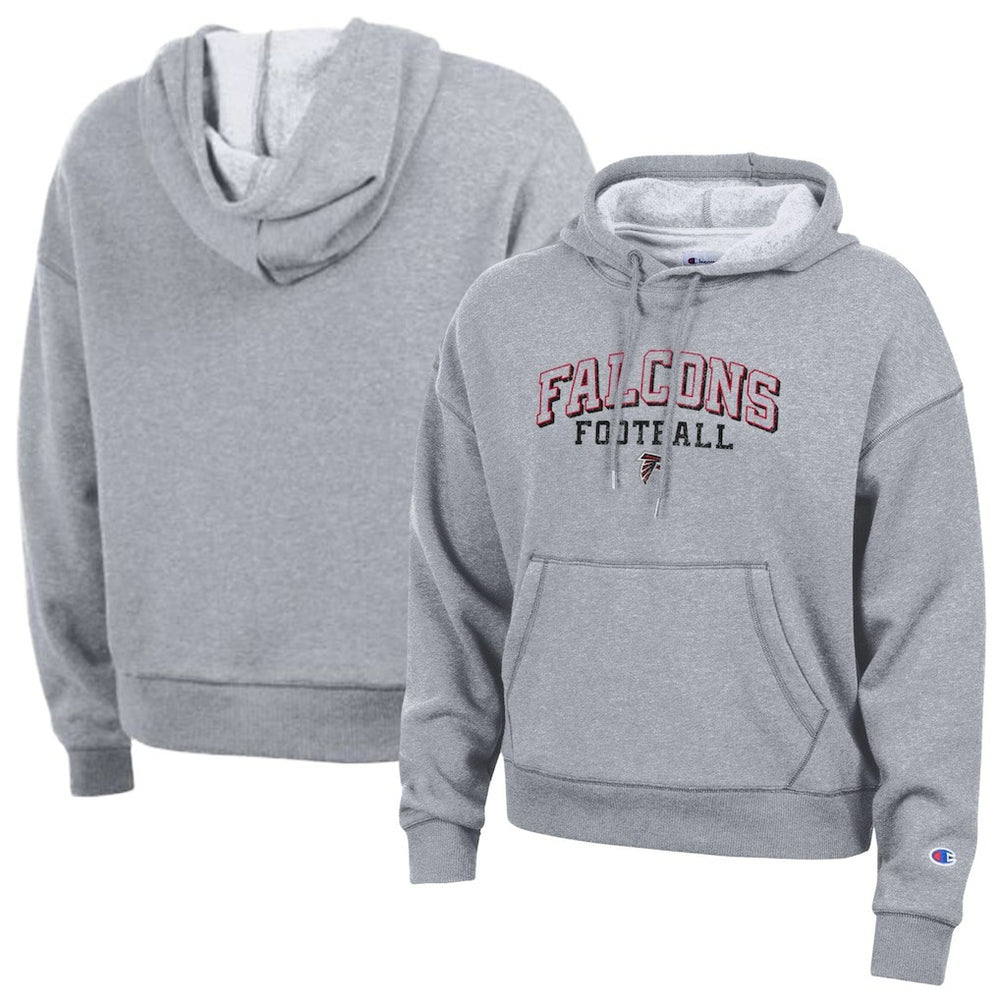 Atlanta Falcons Champion Women's Triumph Tri-Blend Hoodie - Gray Hoodies