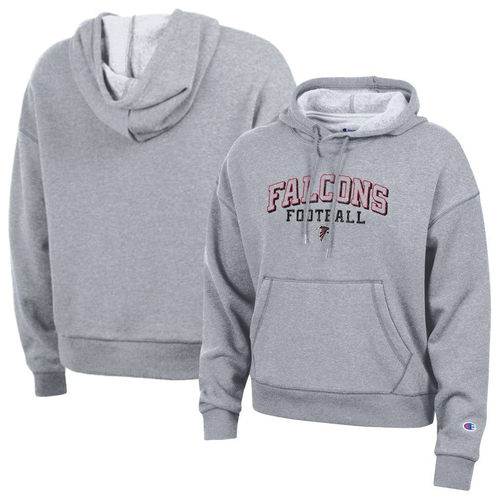 Atlanta Falcons Champion Women's Triumph Tri-Blend Hoodie - Gray Hoodies