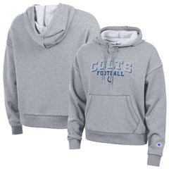 Indianapolis Colts Champion Women's Triumph Tri-Blend Hoodie - Gray Hoodies
