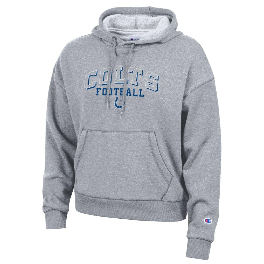 Indianapolis Colts Champion Women's Triumph Tri-Blend Hoodie - Gray Hoodies
