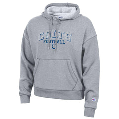 Indianapolis Colts Champion Women's Triumph Tri-Blend Hoodie - Gray Hoodies