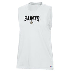 New Orleans Saints Champion Women's Muscle Tank Top - White Tops