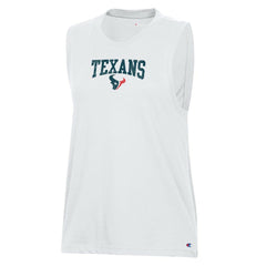 Houston Texans Champion Women's Muscle Tank Top - White Tops