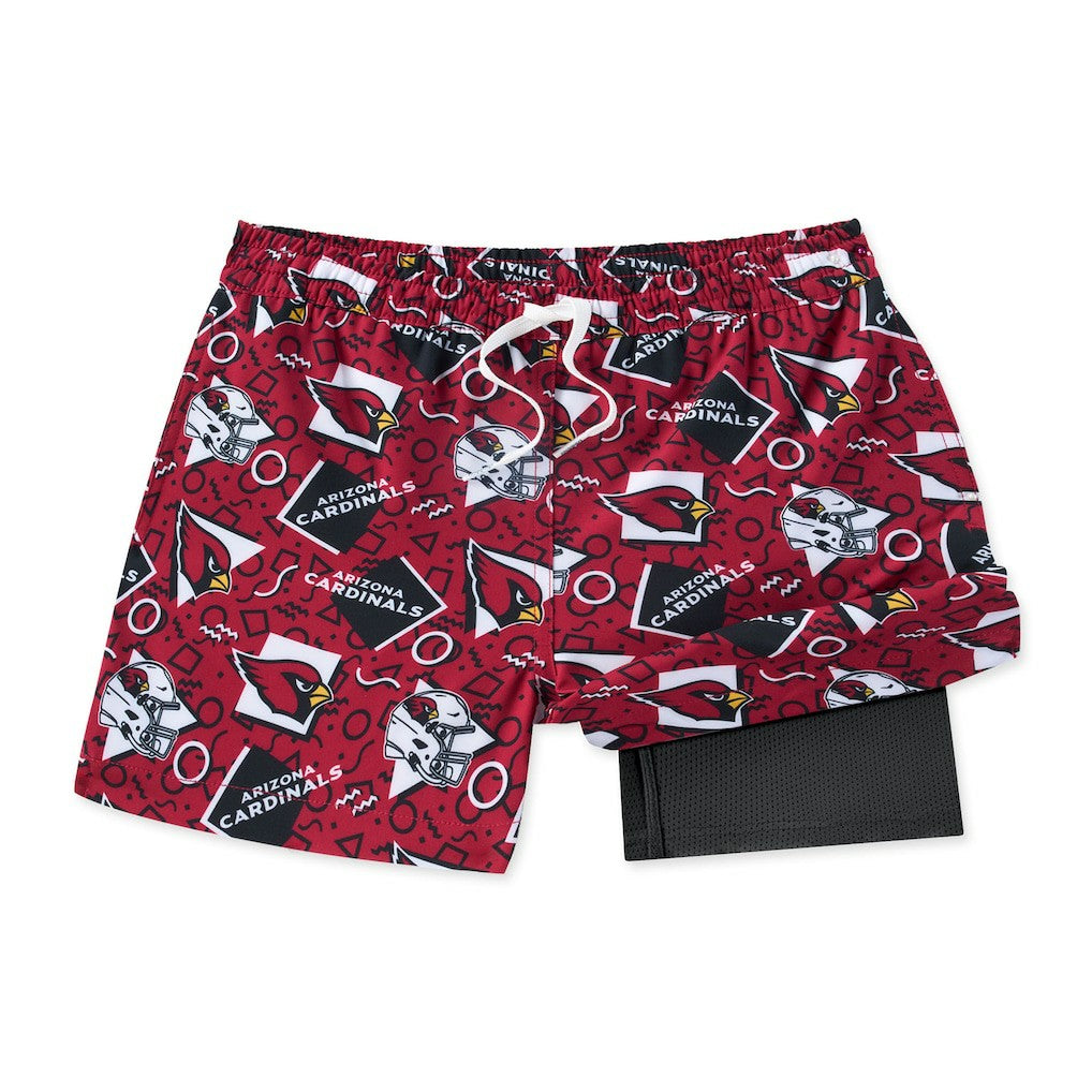 Arizona Cardinals Chubbies Game Day Fit Classic Lined Swim Trunks - Cardinal