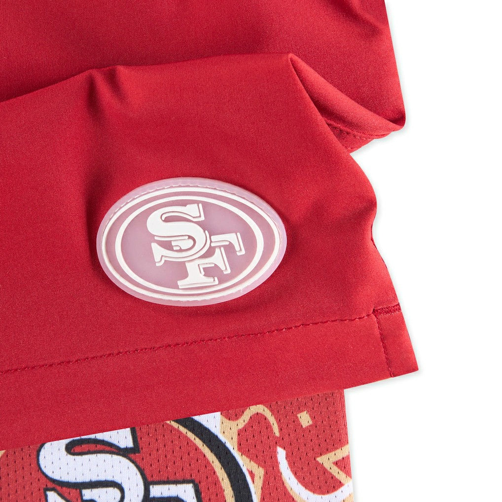 San Francisco 49ers Chubbies The Secret Lined Swim Trunks - Cardinal