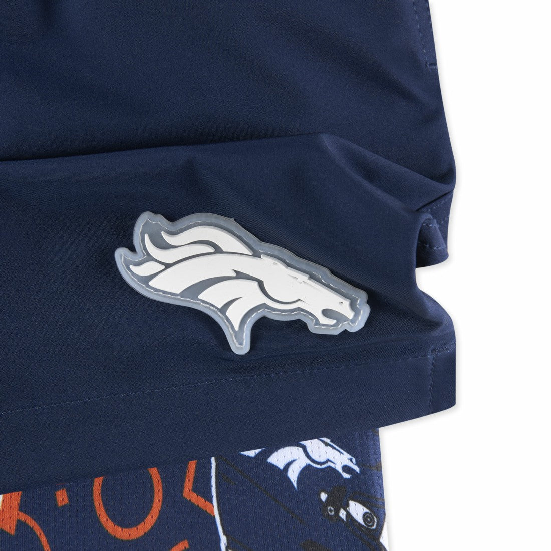 Denver Broncos Chubbies The Secret Lined Swim Trunks - Navy