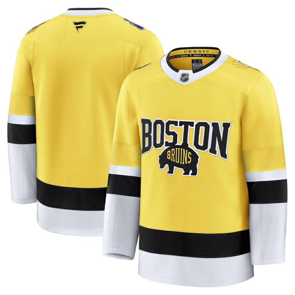 Boston Bruins Fanatics 2026 NHL Stadium Series Premium Jersey - Gold | US 203707693