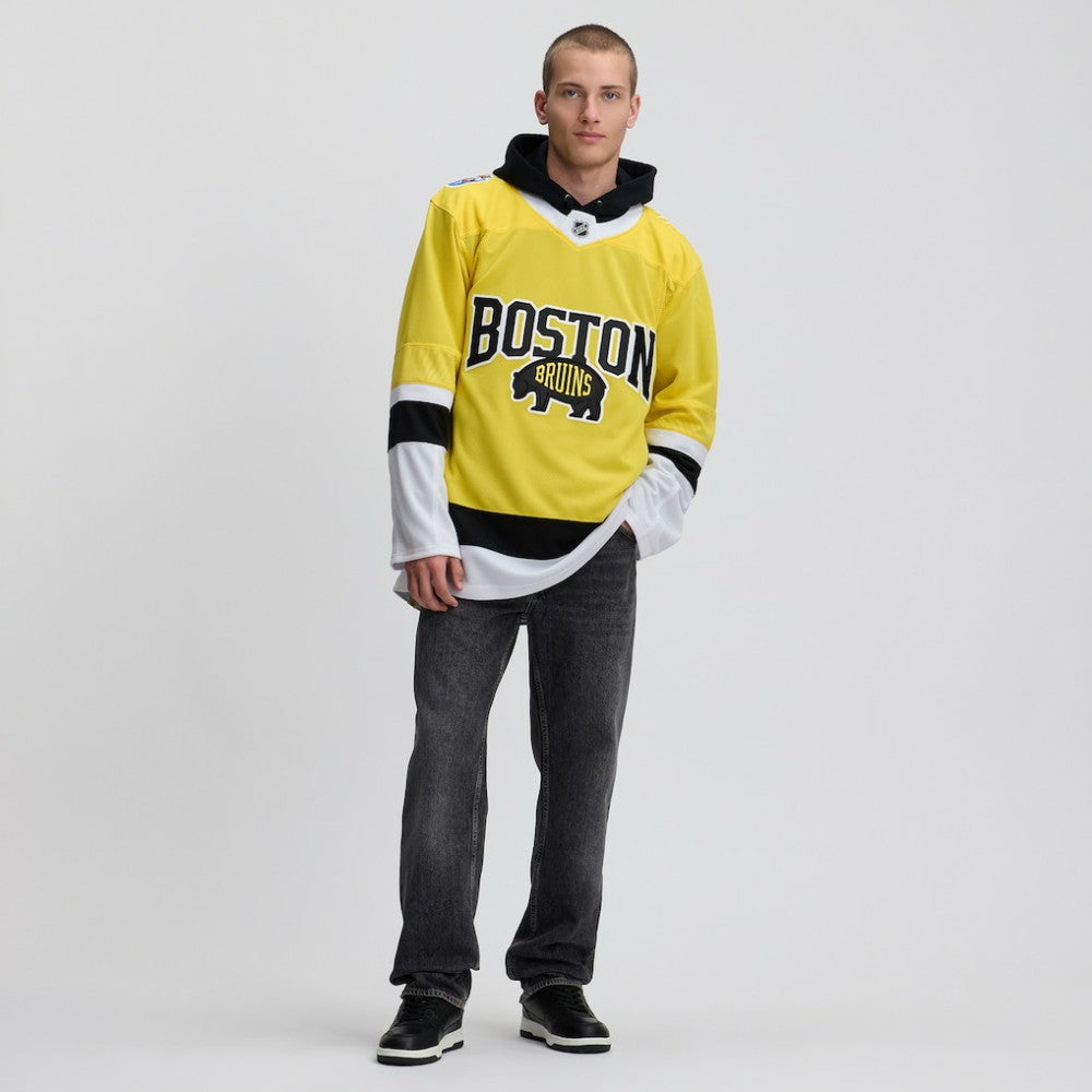 Boston Bruins Fanatics 2026 NHL Stadium Series Premium Jersey - Gold | US 203707693