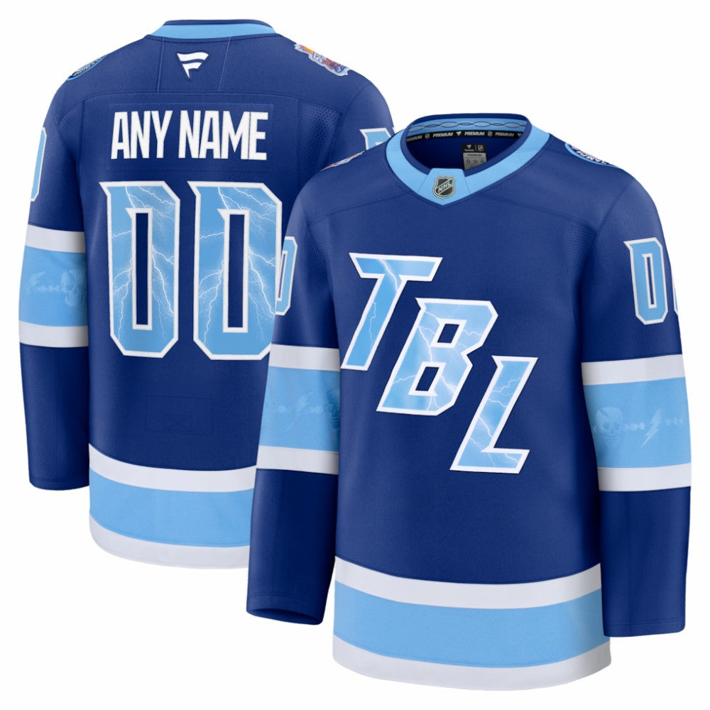 Tampa Bay Lightning Fanatics 2026 NHL Stadium Series Premium Custom Jersey - Blue | US 203707696
