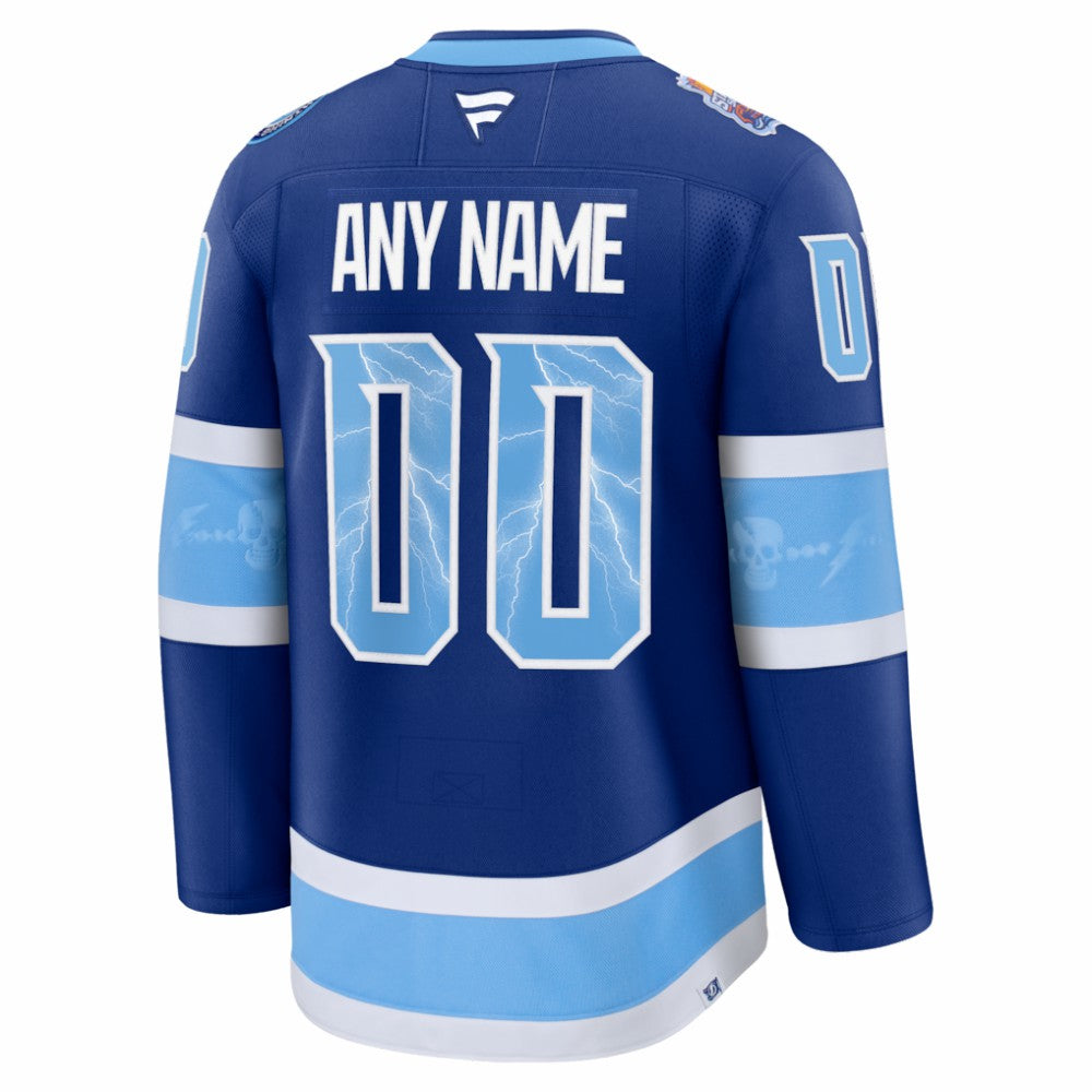 Tampa Bay Lightning Fanatics 2026 NHL Stadium Series Premium Custom Jersey - Blue | US 203707696