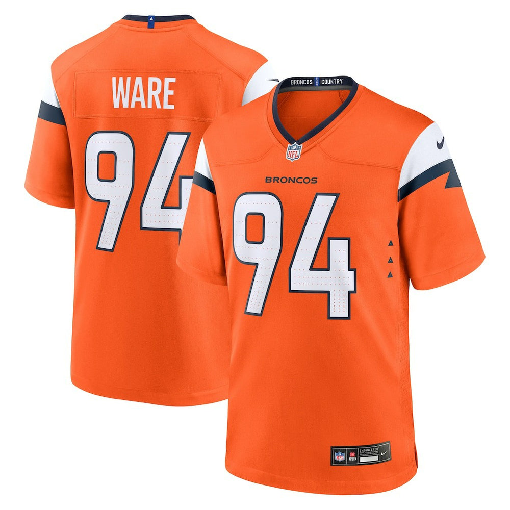 DeMarcus Ware Denver Broncos Team Retired Game Jersey - Orange Jerseys