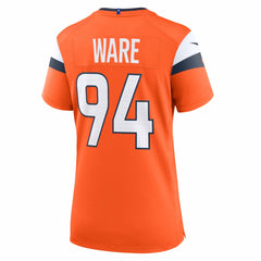DeMarcus Ware Denver Broncos Women's Team Retired Game Jersey - Orange Jerseys