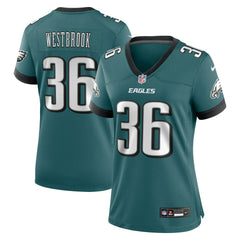 Brian Westbrook Philadelphia Eagles Women's Team Retired Game Jersey - Midnight Green Jerseys