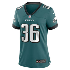 Brian Westbrook Philadelphia Eagles Women's Team Retired Game Jersey - Midnight Green Jerseys