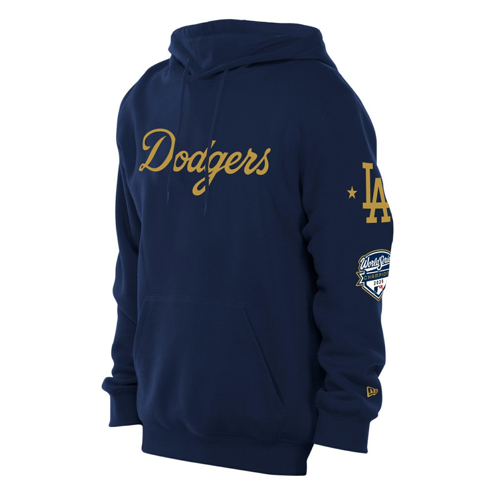 Los Angeles Dodgers New Era 2026 Gold Collection Logo Hoodie - Navy Hoodies
