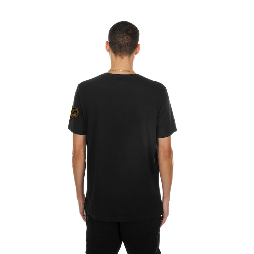 Los Angeles Dodgers New Era 2026 Gold Collection Logo & Patch T-Shirt - Black T-shirts