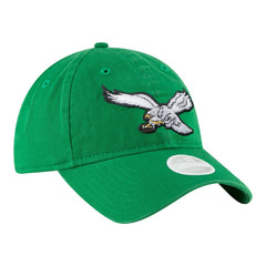 Philadelphia Eagles New Era Women's Throwback 9TWENTY Adjustable Hat - Kelly Green Hats