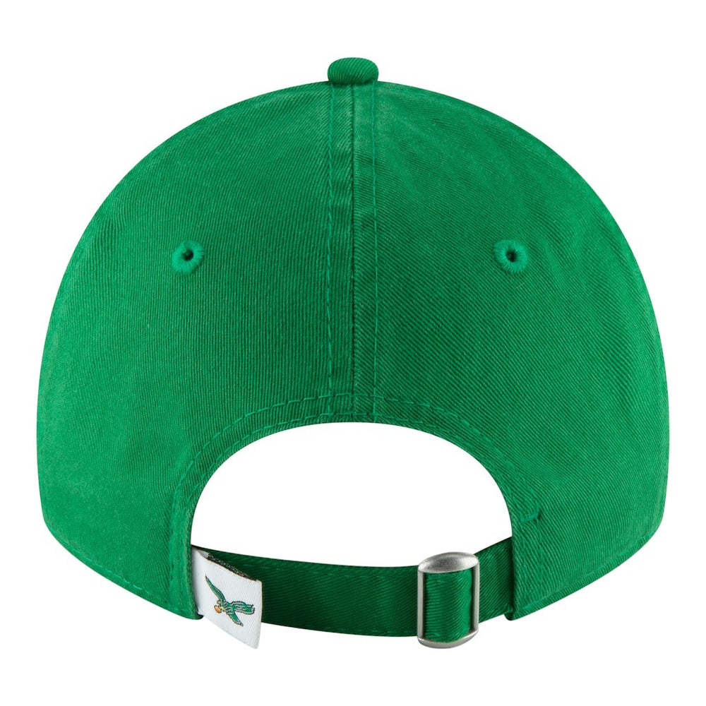 Philadelphia Eagles New Era Women's Throwback 9TWENTY Adjustable Hat - Kelly Green Hats