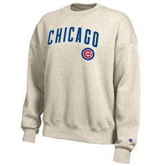 Chicago Cubs Champion Women's All-Star Sweatshirt - Oatmeal Sweatshirts