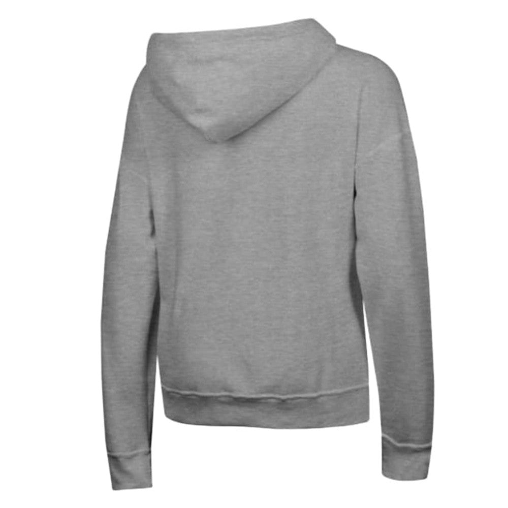 New York Yankees Champion Women's Powerblend Fleece Full-Zip Hoodie - Heather Gray Hoodies