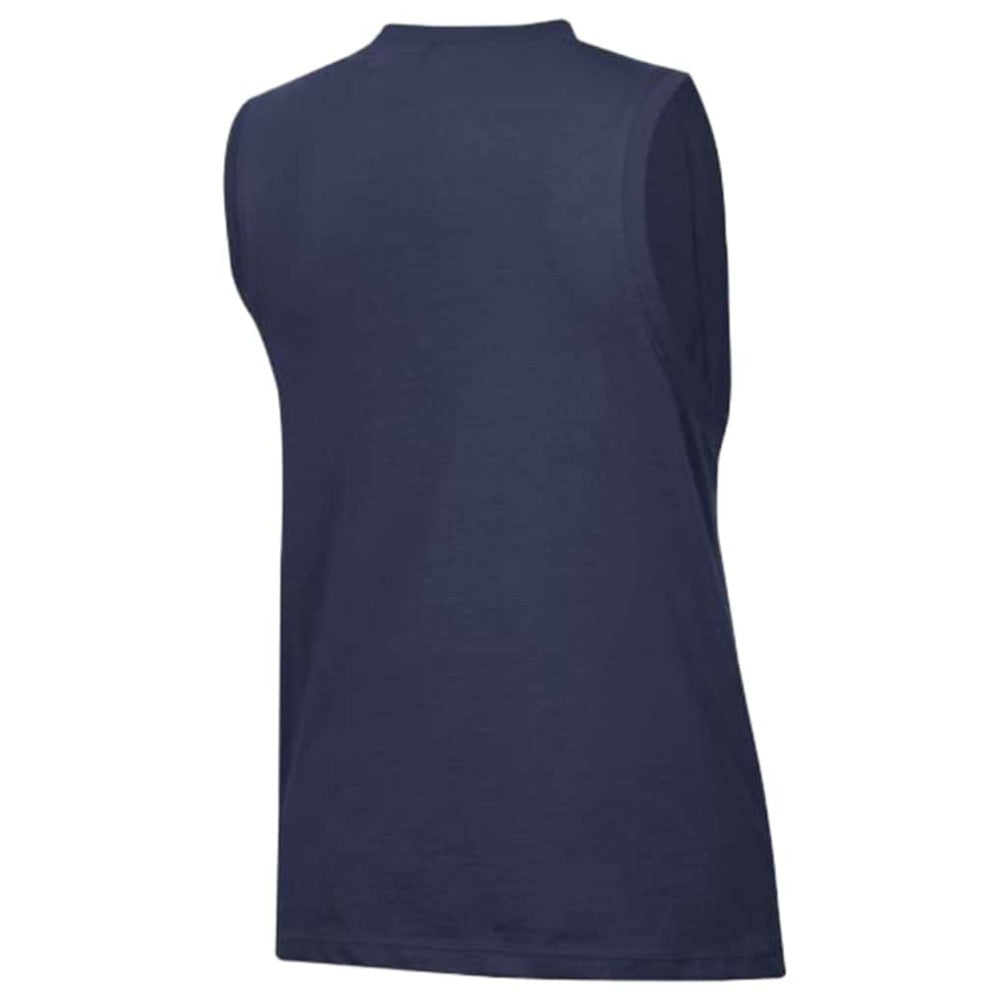 Atlanta Braves Champion Women's Muscle Tank Top - Navy Tanks