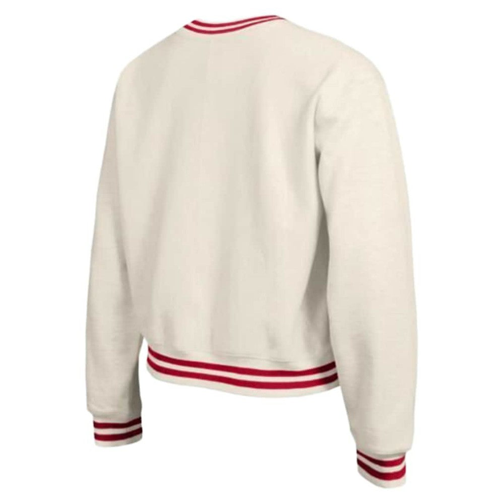 Boston Red Sox Champion Women's Reverse Weave Sweatshirt - Cream Sweatshirts