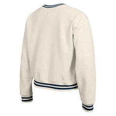 Milwaukee Brewers Champion Women's Reverse Weave Sweatshirt - Cream Sweatshirts