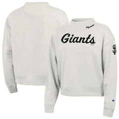 San Francisco Giants Champion Women's Triumph Tri-Blend Sweatshirt - Stone Sweatshirts
