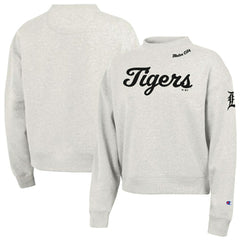 Detroit Tigers Champion Women's Triumph Tri-Blend Sweatshirt - Stone Sweatshirts