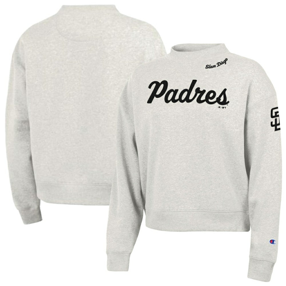 San Diego Padres Champion Women's Triumph Tri-Blend Sweatshirt - Stone Sweatshirts