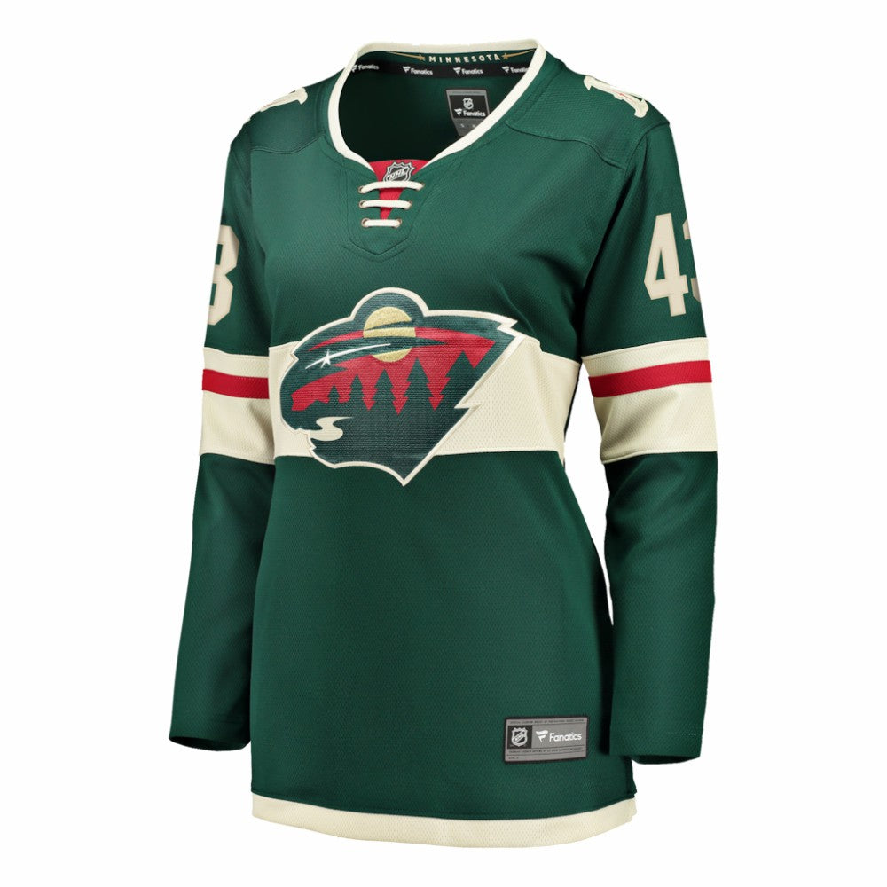 Quinn Hughes Minnesota Wild Fanatics Women's Home Breakaway Jersey - Green | US 203721404
