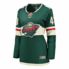Quinn Hughes Minnesota Wild Fanatics Women's Home Breakaway Jersey - Green | US 203721404