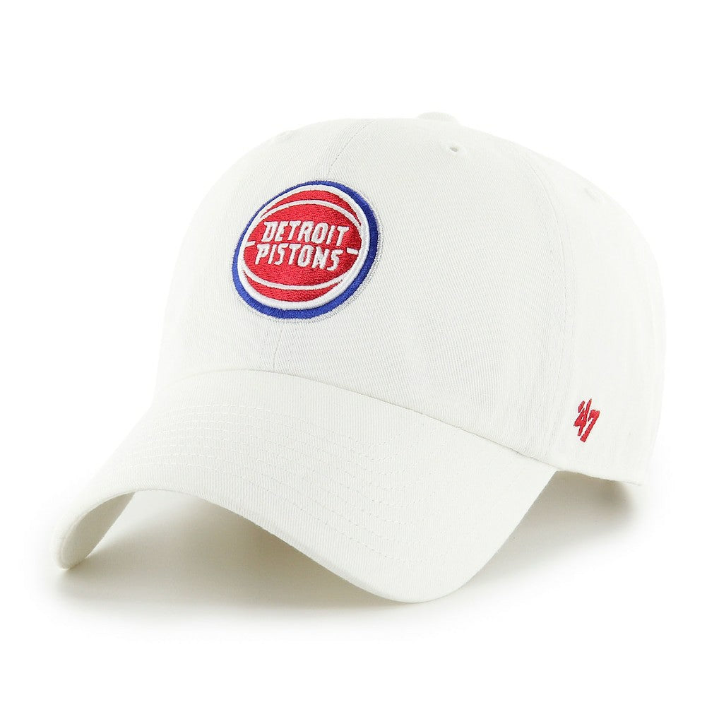 Detroit Pistons '47 Clean Up Adjustable Hat White - 47 brand