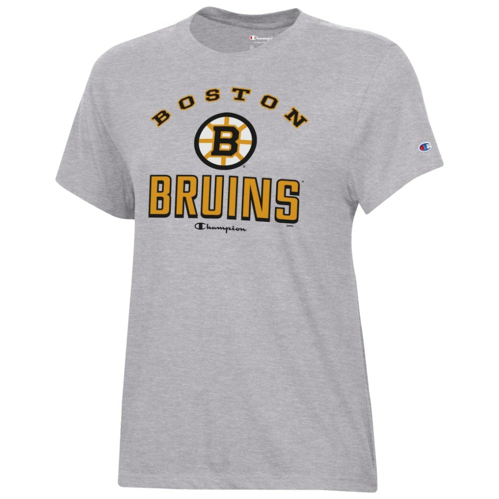 Boston Bruins Champion Women's Core T-Shirt - Gray | US 203724899