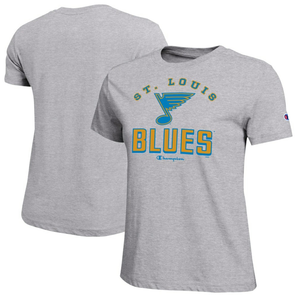 St. Louis Blues Champion Women's Core T-Shirt - Gray | US 203724900