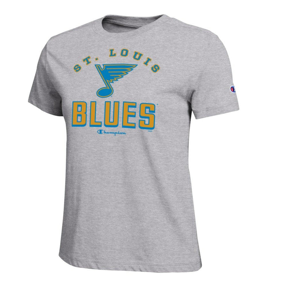 St. Louis Blues Champion Women's Core T-Shirt - Gray | US 203724900