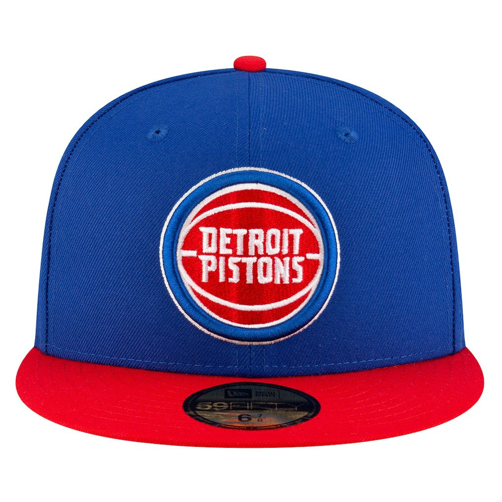 Detroit Pistons Two-Tone 59FIFTY Fitted Hat Blue - New Era outlet