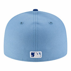 Kansas City Royals New Era Authentic Collection On-Field 59FIFTY Fitted Hat - White/Light Blue Hats