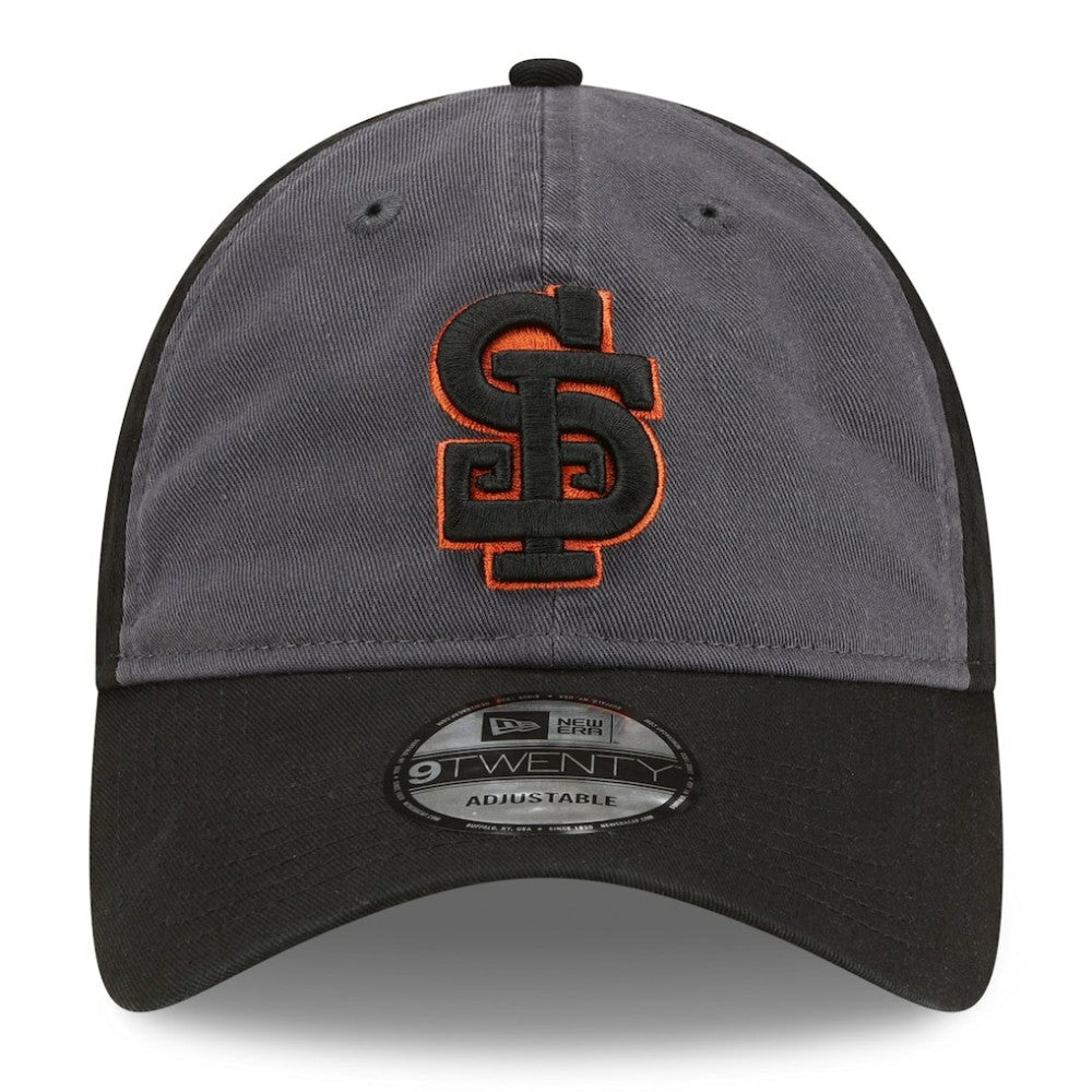 San Francisco Giants New Era Replica Alternate 9TWENTY Adjustable Hat - Gray/Black Hats