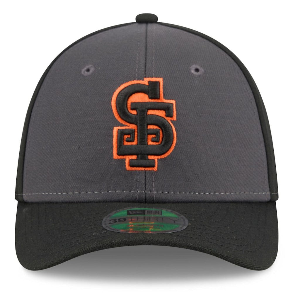 San Francisco Giants New Era Player Replica Alternate 39THIRTY Flex Hat - Gray/Black Hats