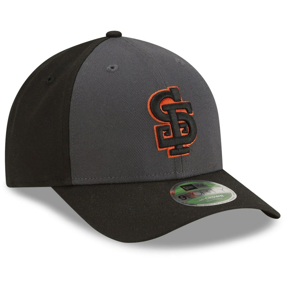 San Francisco Giants New Era Player Replica Alternate 9FORTY M-Crown Adjustable Hat - Gray/Black Hats